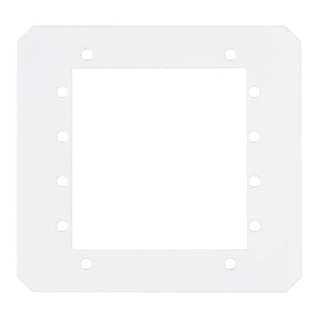 Hubbell Wiring Device-Kellems Center Sub Plate, 2 Gangs, Rectangular S1R10CSPU